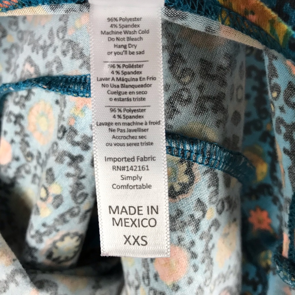 Lularoe top size XXS - Picture 7 of 7